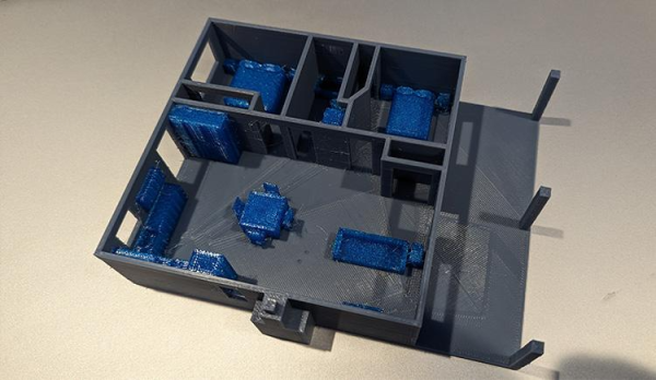 3d printed on deman architectural model
