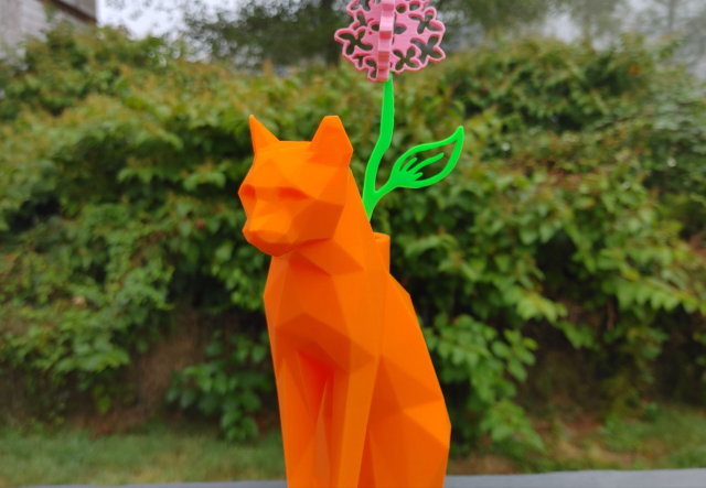 3D printed PLA filament decorations